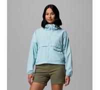 Columbia - Coupe-vent Court à Capuche Spire Valley™ - Bleu - Taille L - Femme