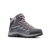 Chaussures Columbia Crestwood Mid Waterproof gris fumée femme - 38.5