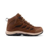 Columbia Crestwood Mid WP Bottes de trekking et de randonnée mi-hautes pour homme Noix de muscade/oxyde rouge Pointure 42