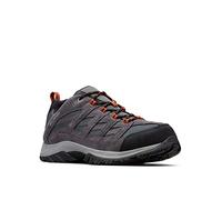 Columbia CRESTWOOD WATERPROOF Chaussures Basses De Randonnée Et Trekking imperméables Homme, Gris (Graphite x Dark Adobe), 41 EU