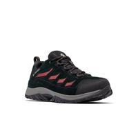 Columbia Chaussures basses de randonnée Crestwood Waterproof noir/rouge Taille 40 Homme