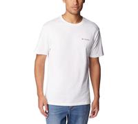 T-shirt Columbia CSC Basic Logo manche courte blanc logo noir - L
