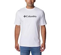 T-shirt Columbia CSC Basic Logo manche courte blanc noir - L