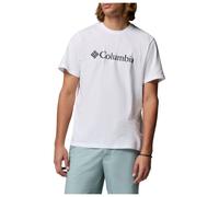 T-shirt Columbia CSC Basic Logo manches courtes blanc pur noir - L
