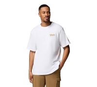 Columbia - T-shirt en coton avec protection UV - CSC Heavyweight Back Graphic Tee White Heritage pour Homme en Coton - Taille XL - Blanc Blanc XL