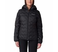 Columbia Delta Ridge Down Hooded Jacket, Doudoune À Capuche Femme, Black, Taille XL