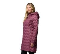 Columbia - Doudoune Longue en Duvet à Capuche Delta Ridge™ II - Violet - Taille L - Femme