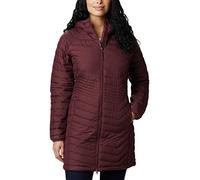 Columbia Doudoune à Capuche Imperméable Femme, Mi-longueur, POWDER LITE MID JACKET, polyester, WK0034