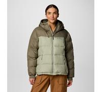 Columbia - Doudoune chaude à capuche - Pike Lake™ II Insulated Jacket Stone Green, Safari pour Femme - Taille S - Kaki Kaki S