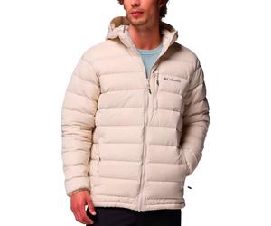 Columbia - Doudoune déperlante en duvet naturel - Drift Peak Stretch Down Hooded Jacket Dark Stone - Taille L - Blanc Blanc L