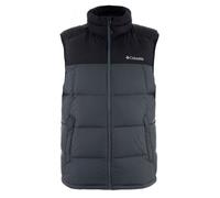 Columbia Doudoune sans manches Pike Lake gris/noir mixte - Col montant, zip, poches S