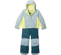 Columbia - Ensemble de ski imperméable et chaud - Buga III Set Crushed Blue Neon Light Everblue - Taille Enfant 104-112 - Bleu Bleu 104-112