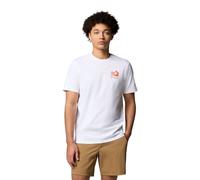 Columbia - Explorers Canyon Back SS Tee - T-shirt homme White / Explore Outdoors - XXL