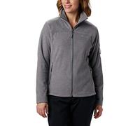 Columbia Fast Trek Jacket, Veste Polaire Entièrement Zippée Femme, City Grey Heather, Taille XL