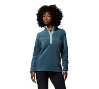 Columbia Femme Benton Springs Half Snap Over 2 Pull en Polaire, Everblue, Bleu Écrasé, M EU