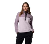 Columbia Femme Benton Springs Half Snap Over 2 Pull en Polaire, Perle Lavande, Violet Schiste, Requin, L EU