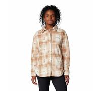 Columbia Veste polaire Benton Springs Shirt Jacket II Femme L camel brown / omblur