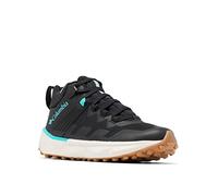 Columbia Femme Facet 75 Mid Outdry Chaussure de randonnée, Black/Bright Aqua 2023, 40.5 EU
