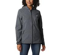Columbia Femme Heather Canyon Veste à capuche Softshell, Black 010, XS EU