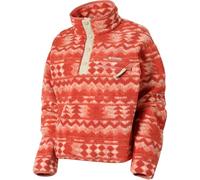 Columbia Femme Helvetia II Printed Cropped Pull-Over, Poppy Red-retrotree, S