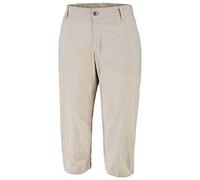 Columbia Femme Pantalon de Randonnée, Silver Ridge 2.0 Capri, Nylon, Beige (Fossil), Taille US : W4/L21 - EU : W36/L21, 1842113