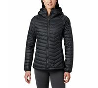 Columbia Femme Powder Pass Doudoune avec capuche, Black 010, S EU