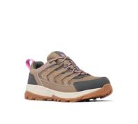 Columbia Femme STRATA Trail Low WP Chaussure de randonnée, Wet Sand, Berry Patch, 41 EU