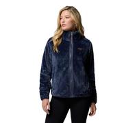 Columbia Fire Side 2 Veste polaire sherpa à fermeture éclair intégrale pour femme, nocturne, taille L