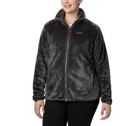 Columbia Fire Side II Plus Size Sherpa Full Zip Blouson de Polyester molletonné, Gris Souris, 2X Femme