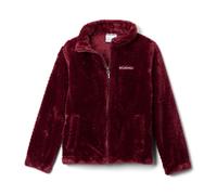 Columbia Fire Side Sherpa Fermeture éclair intégrale en polaire Sherpa pour jeunes filles, vin riche, taille M