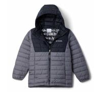 Columbia Garçon Powder Lite 2 Hooded Jacket Doudoune À Capuche, Gris, 152 EU