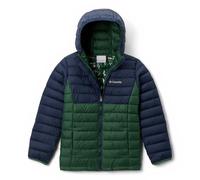 Columbia Garçon Powder Lite 2 Hooded Jacket Doudoune À Capuche, Vert, 116 EU