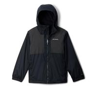 Columbia Garçon Rainy Trails™ II Fleece Lined Jacket Veste De Pluie Imperméable, Black, Black Slub, 14 Ans EU