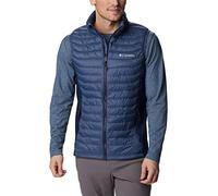 Columbia Powder Pass Vest - Doudoune sans manche homme Dark Mountain / Collegiate Navy L