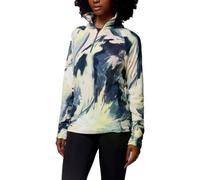 Columbia Glacial 4 Print Pull en polaire avec demi-fermeture éclair pour femme Bleu Everblue Snowflight Taille M