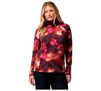 Columbia - Glacial IV Print 1/2 Zip Red Oxide Dyeflower - L - Polaire