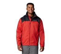 Columbia Glennaker Lake II Veste de Pluie pour Homme, Rouge Voile/Noir, Taille M