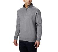 Columbia Hart Mountain II Demi-Fermeture Éclair Chemise de randonnée, Gris foncé, L Homme
