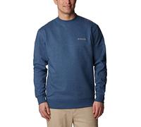 Columbia Hart Mountain II - Sweat-shirt à col rond pour homme, bleu foncé (Dark Mountain Heather), taille M