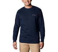 Columbia Hart Mountain II Sweat-Shirt à col Rond pour Hommes, Bleu Marine (Collegiate Navy)