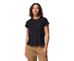 Columbia Haut en tricot Daniela Falls SS, matériau qui évacue l'humidité, coupe extensible dynamique, fente latérale respirante, poche poitrine, protection UPF 50 - Femmes