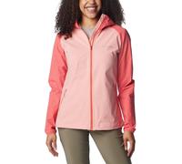 Columbia Heather Canyon Hooded Long Sleeve Softshell Jacket Juteux Rouge 14 (L) Female