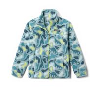 Columbia Helvetia 2 Polaire imprimée unisexe à demi bouton-pression pour jeunes - Crushed Blue Sisters - Everblue - M