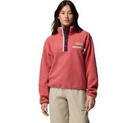 Columbia - Polaire femme Helvetia II Cropped Half Snap - Sherpa semi-boutonnée - L - Washed Red