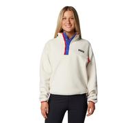 Columbia Helvetia II Cropped Half Snap Fleece - Polaire femme Chalk 191 XL