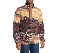 Columbia - Polaire imprimée demi-pressionnée - Helvetia II Printed Half Snap Fleece Camel Brown Sisters pour Homme - Taille L - Marron Marron L
