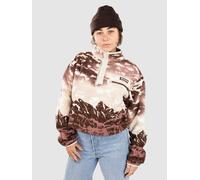 Columbia Helvetia II Printed Cropped Half Snap Half-Zip Pull Polaire à motifs M
