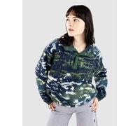 Columbia Helvetia II Printed Cropped Half Snap Half-Zip Pull Polaire vert S