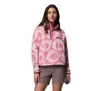 Columbia - Helvetia II Printed Cropped Half Snap - Polaire femme Rosette / Sprayflower - S