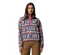 Columbia - Helvetia II Printed Cropped Half Snap - Polaire femme Sea Salt / Retrotree - L